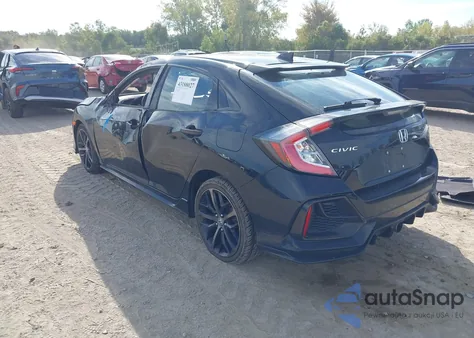 2021 Honda Civic Sport из США, поврежденный, VIN SHHFK7H48MU220707